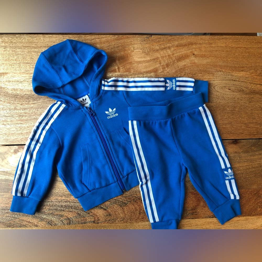 Blue Adidas matching set